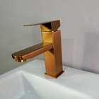 Torneira Monocomando P/ Lavatorio Supreme Baixa Rose Gold