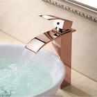 Torneira Monocomando Para Banheiro / Lavabo Rose Gold Alta Tu