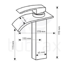 Torneira Monocomando Para Banheiro / Lavabo Rose Gold Baixa T