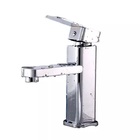 Torneira Monocomando Para Banheiro Aço Inox F2015 Quadrada