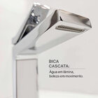 Torneira Monocomando Para Banheiro Angle Bica Média Cromada