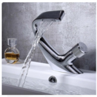 Torneira Monocomando Para Banheiro Cascata Cromada Roma Luxo