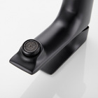 Torneira Monocomando Para Banheiro Chata Baixa - Preto 49008