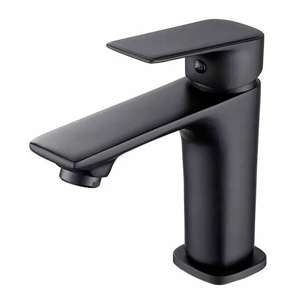 Torneira Monocomando Para Banheiro Chata Baixa - Preto 49008