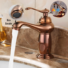 Torneira Monocomando Para Banheiro Luxo Clássica Retro