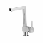 Torneira Monocomando Para Banheiro Quadrada Metal Cromado