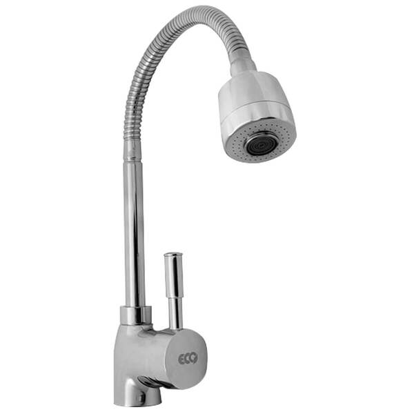 Torneira Monocomando Para Cozinha Bica Alta Água Quente E Fri