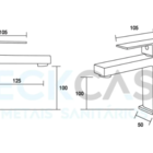 Torneira Monocomando Para Cuba Lavatório Banheiro Black Luxo