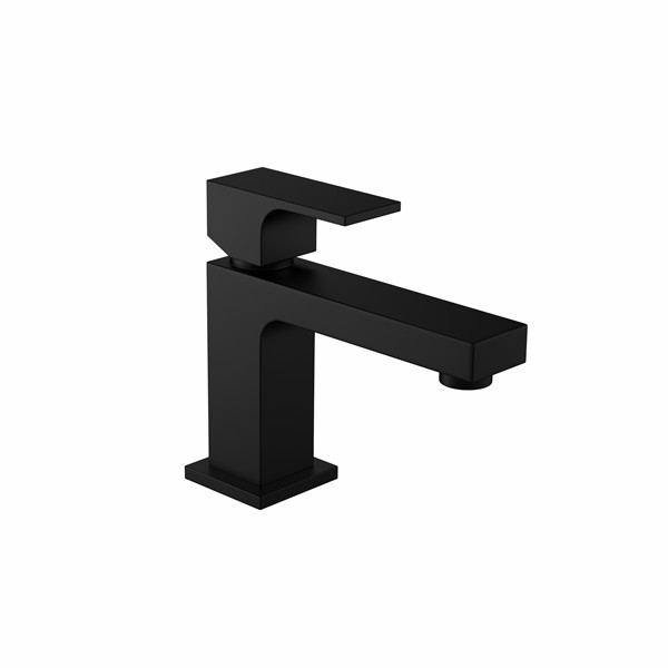 Torneira Monocomando para Pia de Banheiro Bica Baixa Black Matte Unic Deca