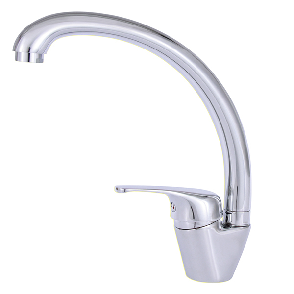 Torneira Monocomando para Pia de Cozinha Bica Alta Cromado Lena/Kalo Delinia