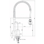 Torneira Monocomando para Pia de Cozinha Bica Alta Cromado Mola/Ajaccio Delinia