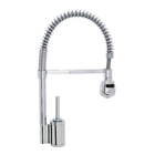 Torneira Monocomando para Pia de Cozinha Bica Alta Cromado Mola Delinia