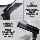 Torneira Monocomando Petra Bica Alta Lavatório Banheiro Full