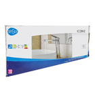 Torneira Monocomando para Pia de Banheiro Bica Alta Cromada Icone Sensea