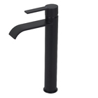 Torneira Monocomando para Pia de Banheiro Bica Alta Preta Fosca Hao Sensea