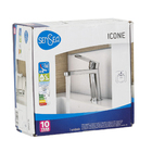 Torneira Monocomando para Pia de Banheiro Bica Baixa Cromada Icone Sensea