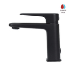 Torneira Monocomando para Pia de Banheiro Bica Baixa Preta Fosca Remix Sensea