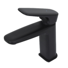 Torneira Monocomando para Pia de Banheiro Bica Baixa Preta Fosca Remix Sensea