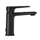 Torneira Monocomando para Pia de Banheiro Bica Baixa Preta Fosca Remix Sensea