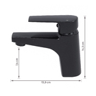 Torneira Monocomando para Pia de Banheiro Bica Baixa Preto Bold BL210 Fani