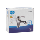 Torneira Monocomando para Pia de Banheiro Bica Baixa Cromada e Dourada Puna Sensea