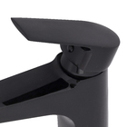 Torneira Monocomando para Pia de Banheiro Bica Alta Preta Brilhante Bold BL210 Fani