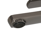 Torneira Monocomando para Pia de Banheiro Bica Baixa Preta Tobi Sensea