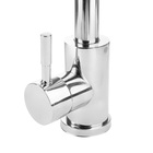 Torneira Monocomando de Pia para Cozinha com Bica Alta Flexível Cromada Easy Kitchen Luvia