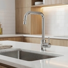 Torneira Monocomando de Pia para Cozinha com Bica Alta Flexível Cromada Easy Kitchen Luvia