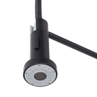 Torneira Monocomando de Pia para Cozinha Bica Alta Flexível Preto Fosco Gourmet Civitt