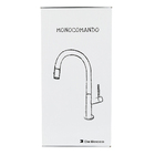 Torneira Monocomando Pia Cozinha Bica Média Black Matte 400 Debacco