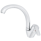 Torneira Monocomando para Pia de Cozinha Bica Alta Cromada 3506C Delinia