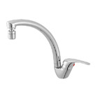 Torneira Monocomando para Pia de Cozinha Bica Alta Cromada Global Meber