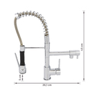 Torneira Monocomando Gourmet para Pia de Cozinha Bica Média Cromada Chery Delinia