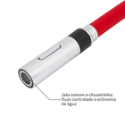 Torneira Monocomando Gourmet para Pia de Cozinha Bica Alta Cromada e Vermelho DOC Docol