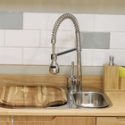 Torneira Monocomando Gourmet para Pia de Cozinha Bica Alta Cromada Mola/Ajaccio Delinia