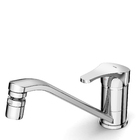 Torneira Monocomando para Pia de Cozinha Bica Baixa Cromada Ecoline Celite