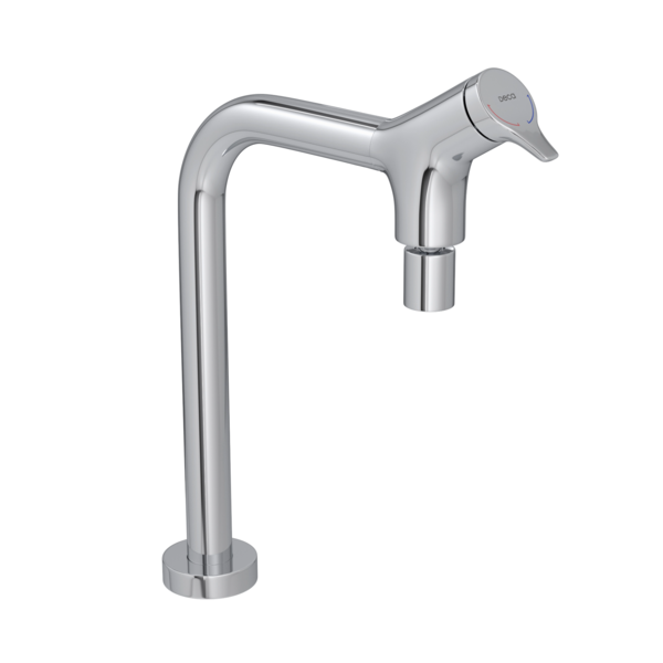 Torneira Monocomando de Pia para Cozinha com Bica Alta Cromado Gama Deca