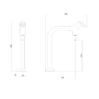 Torneira Monocomando de Pia para Cozinha com Bica Alta Cromado Gama Deca