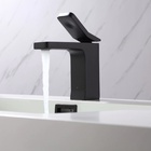 Torneira Monocomando Preta Bica Baixa Luxo Banheiro Lavabo Pi