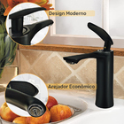 Torneira Monocomando Preta Glamour