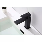 Torneira Monocomando Preto Fosco Quadrada Banheiro Lavabo Bic