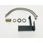 Torneira Monocomando Preto Fosco Quadrada Banheiro Lavabo Bic