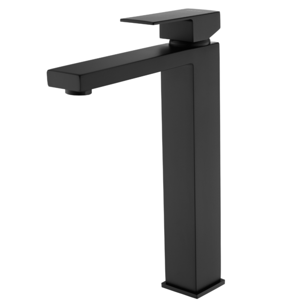 Torneira Monocomando Preto Fosco Quadrada Banheiro Lavabo Bic