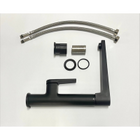 Torneira Monocomando Preto Fosco Slim Cozinha Ilha Área Gourm