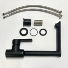 Torneira Monocomando Preto Fosco Slim Cozinha Ilha Área Gourm