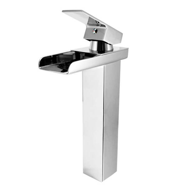 Torneira Monocomando Quadrada Calha Metalica Alta 2257