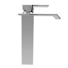 Torneira Monocomando Quadrada Slim Metalica Alta Roma 2260