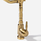 Torneira Monocomando Retrô Alta Para Banheiro (Douro Dourada)