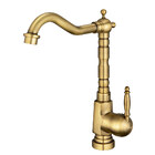 Torneira Monocomando Retrô Alta Para Banheiro (Douro Dourada)